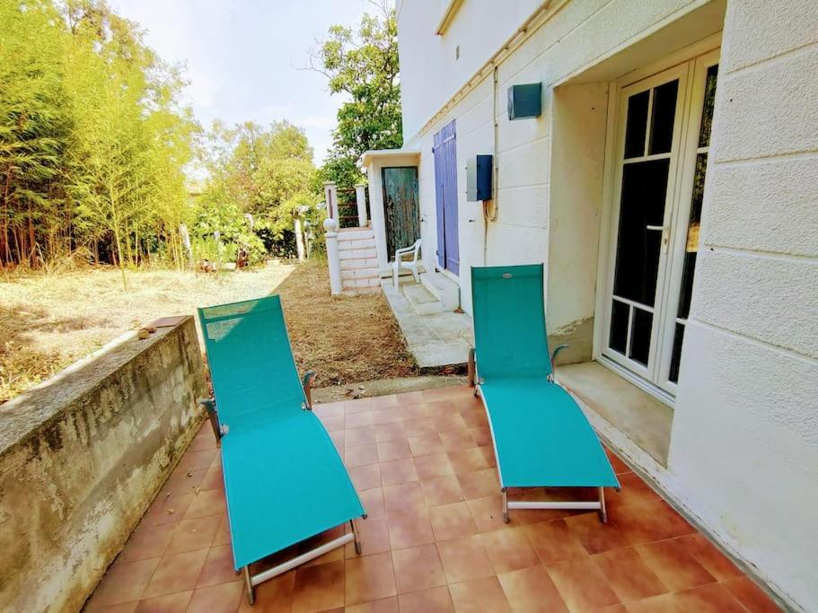 Maison de charme à 200 bord de mer, terrasse, jardin- Lesclesdenicole Le Pradet Exterior foto
